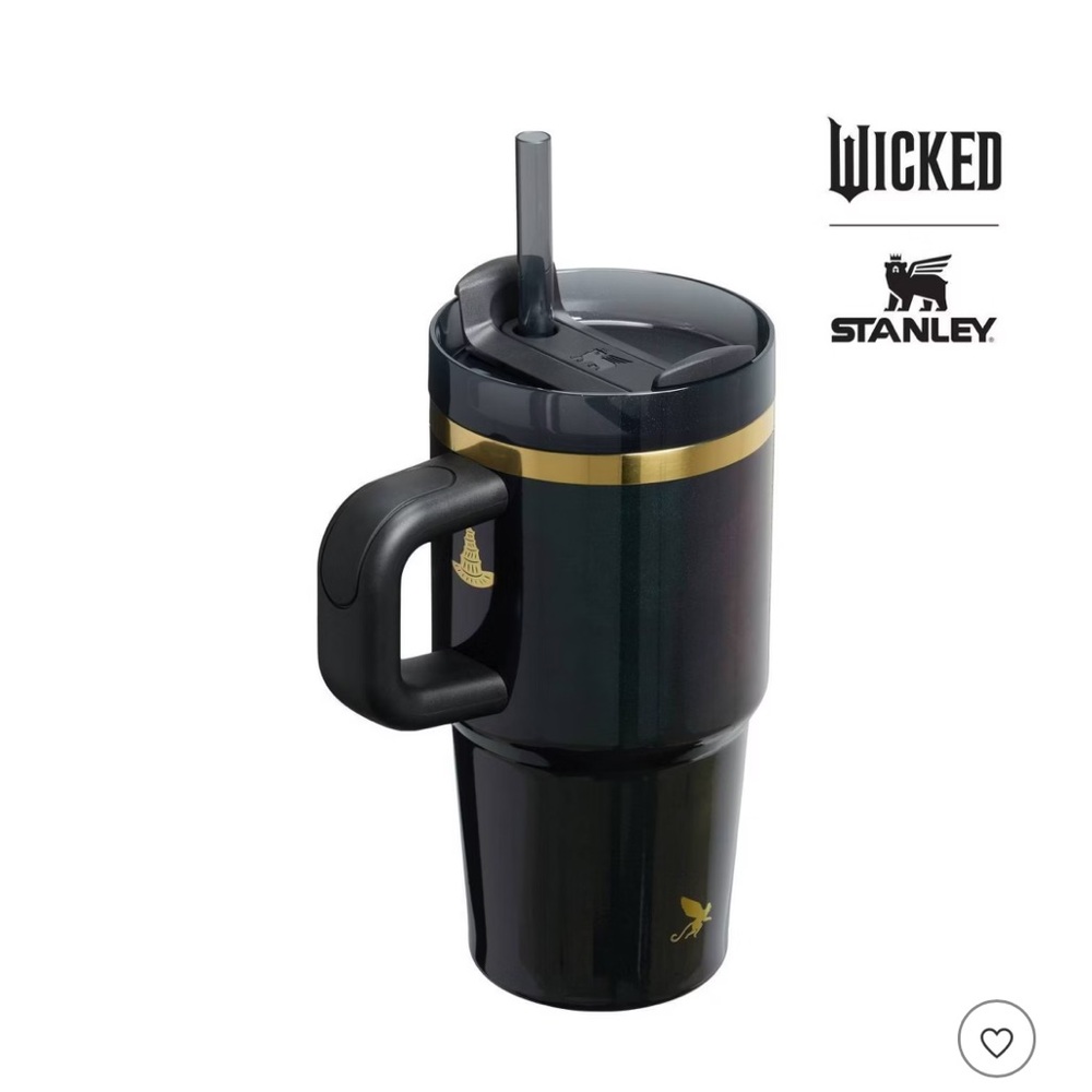 Stanley 20 oz Stainless Steel H2.0 Flowstate Quencher Tumbler Elphaba For Good - Picture 2 of 4